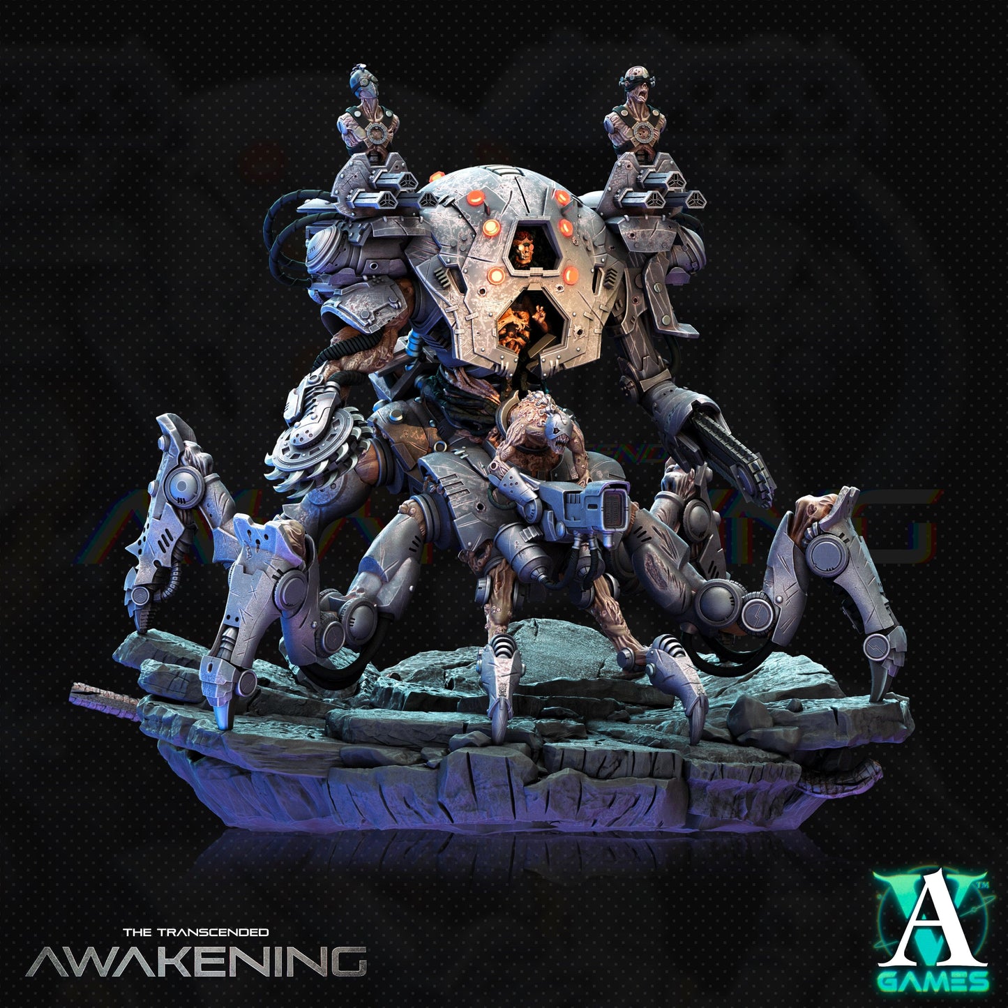 3D Printed Archvillain Games Scion of Despair - The Transcended 28 32mm D&D - 3D Printing Boss 