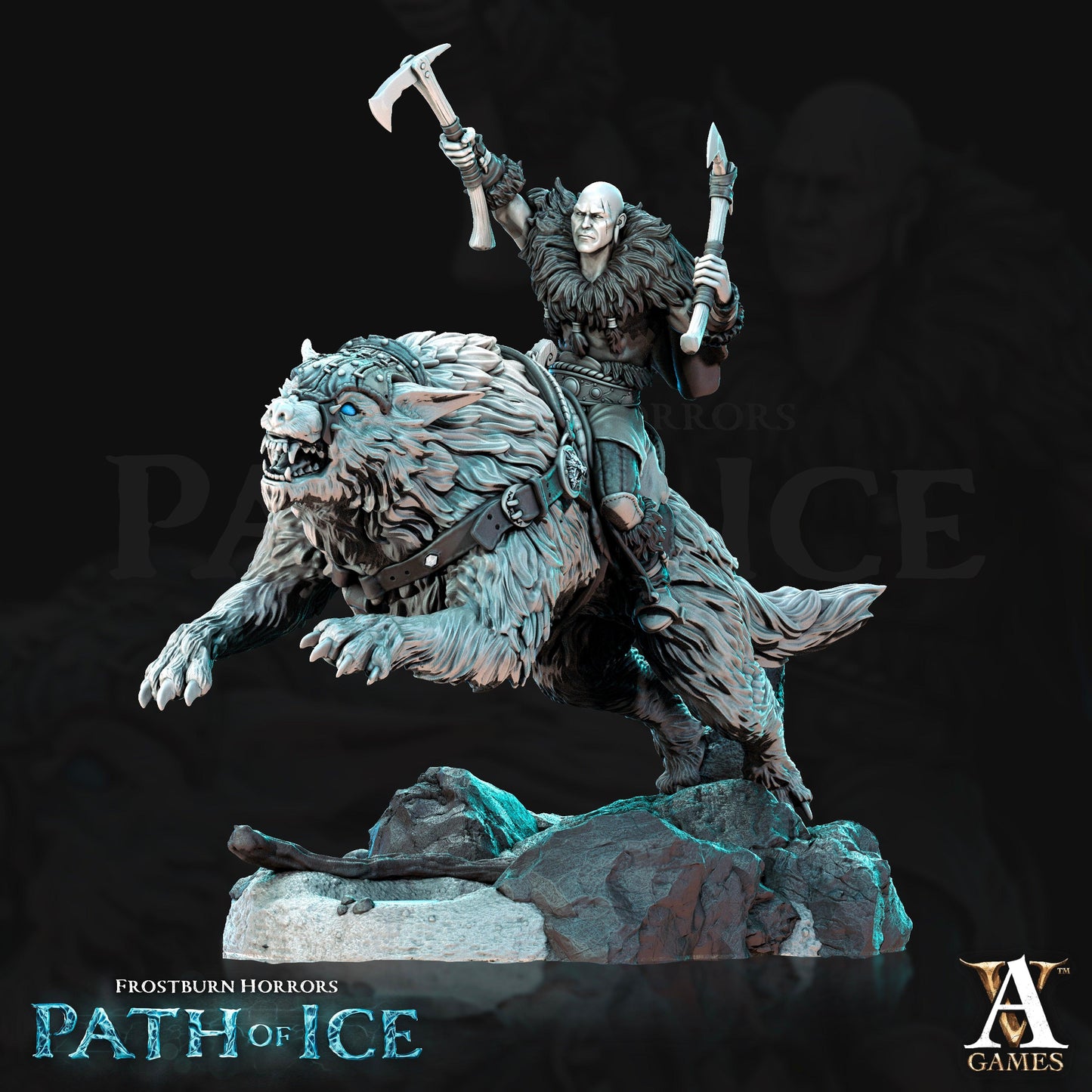 3D Printed Archvillain Games Susimia Icewarg Raiders Frostburn Horrors - Path of Ice 28 32mm D&D - 3D Printing Boss 
