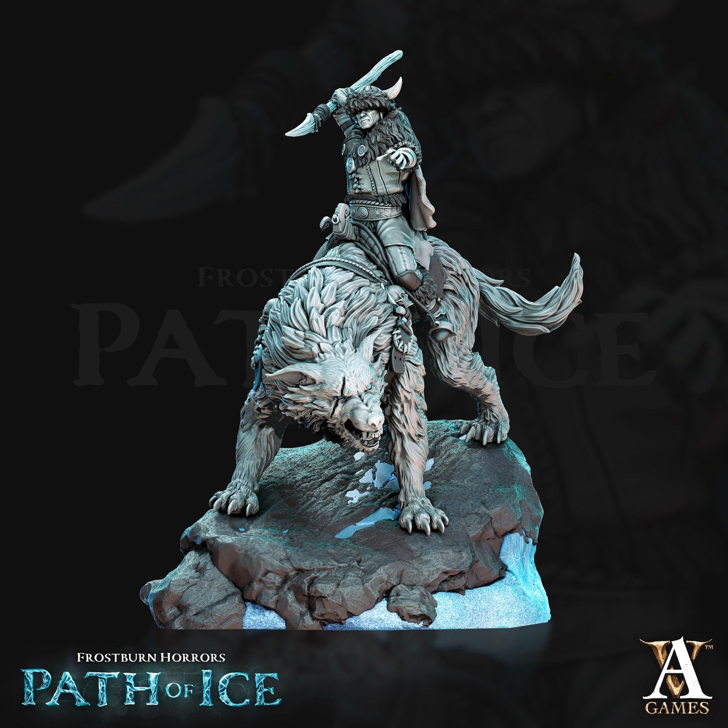 3D Printed Archvillain Games Susimia Icewarg Raiders Frostburn Horrors - Path of Ice 28 32mm D&D - 3D Printing Boss 