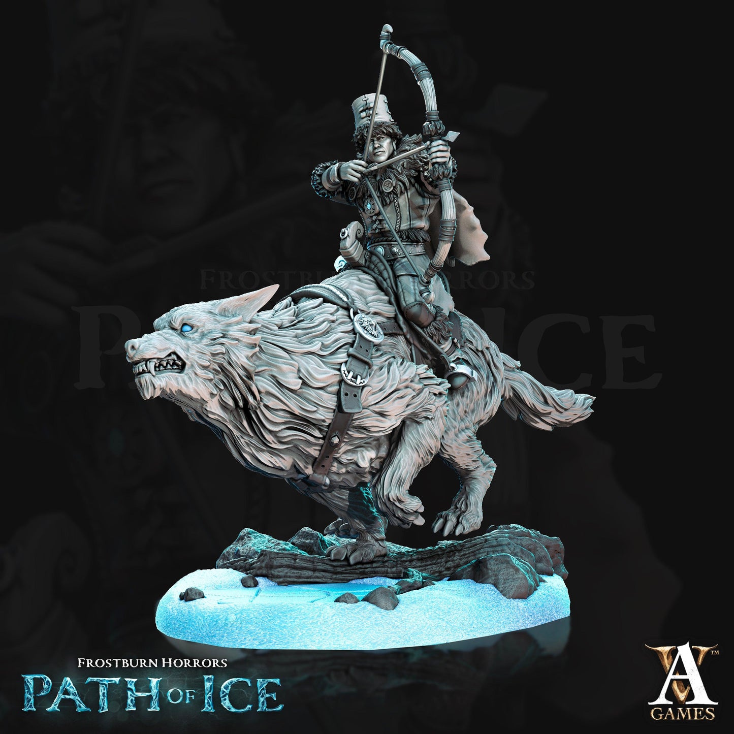 3D Printed Archvillain Games Susimia Icewarg Raiders Frostburn Horrors - Path of Ice 28 32mm D&D - 3D Printing Boss 