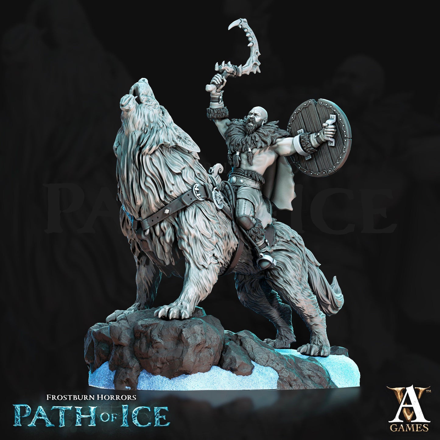 3D Printed Archvillain Games Susimia Icewarg Raiders Frostburn Horrors - Path of Ice 28 32mm D&D - 3D Printing Boss 