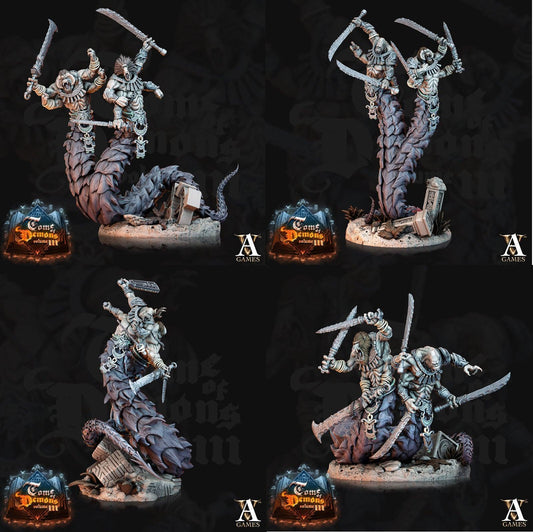 3D Printed Archvillain Games Teraton Tamareth Tome of Demons 28 32mm D&D - 3D Printing Boss 