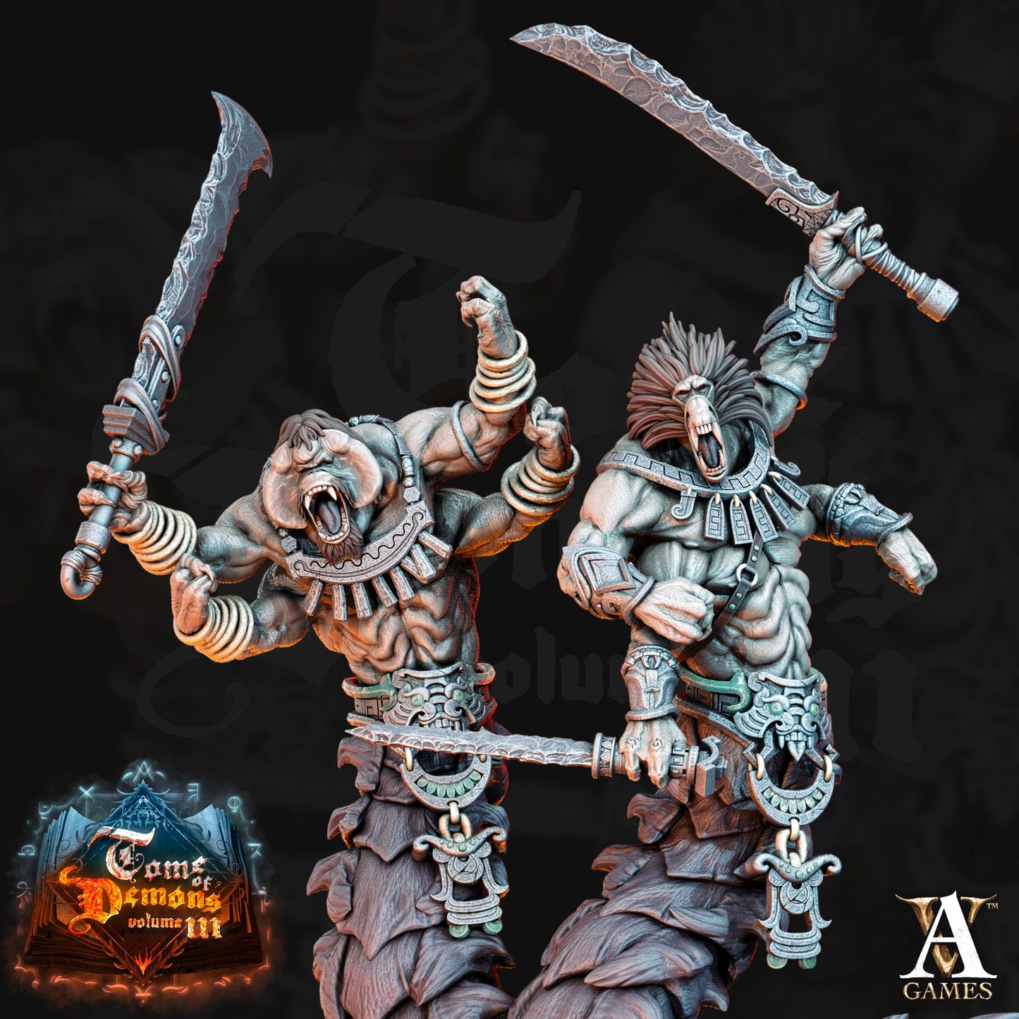 3D Printed Archvillain Games Teraton Tamareth Tome of Demons 28 32mm D&D - 3D Printing Boss 