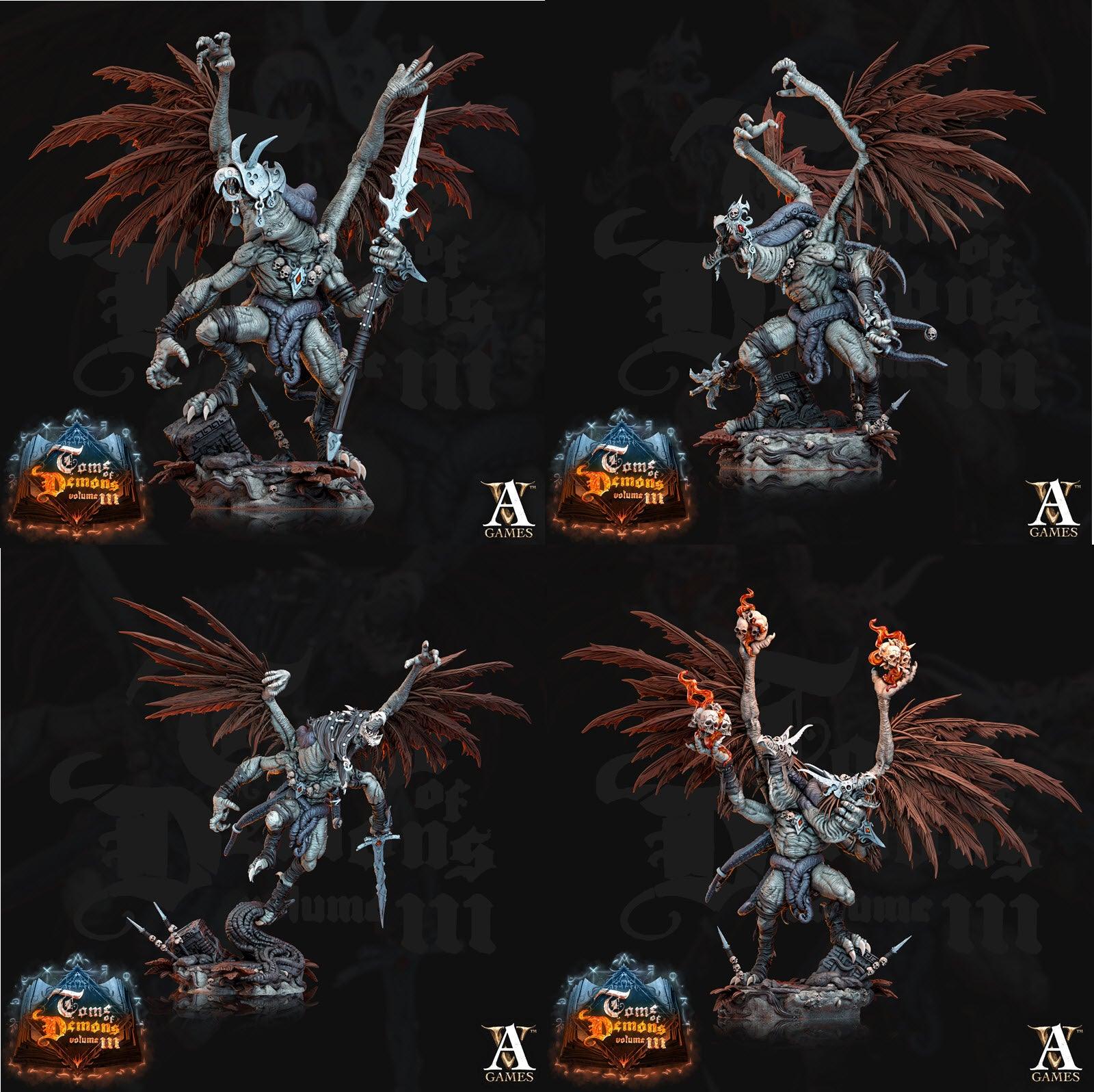3D Printed Archvillain Games Teraton Vulduk Tome of Demons 28 32mm D&D - 3D Printing Boss 