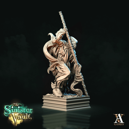 3D Printed Archvillain Games The Archvillain Statue The Sinister Vault 28 32mm D&D - 3D Printing Boss 