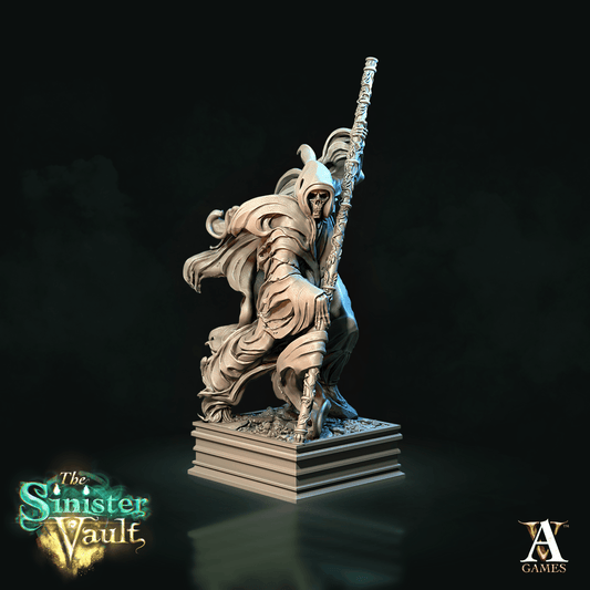 3D Printed Archvillain Games The Archvillain Statue The Sinister Vault 28 32mm D&D - 3D Printing Boss 