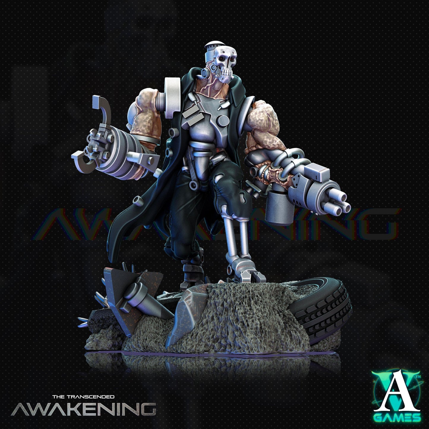 3D Printed Archvillain Games Trancended Lablumps - The Transcended 28 32mm D&D - 3D Printing Boss 