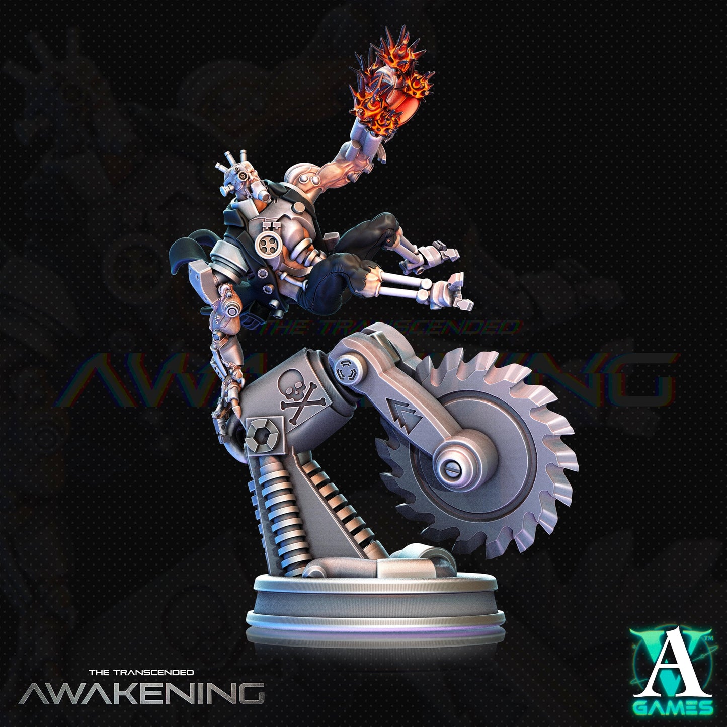 3D Printed Archvillain Games Trancended Lablumps - The Transcended 28 32mm D&D - 3D Printing Boss 