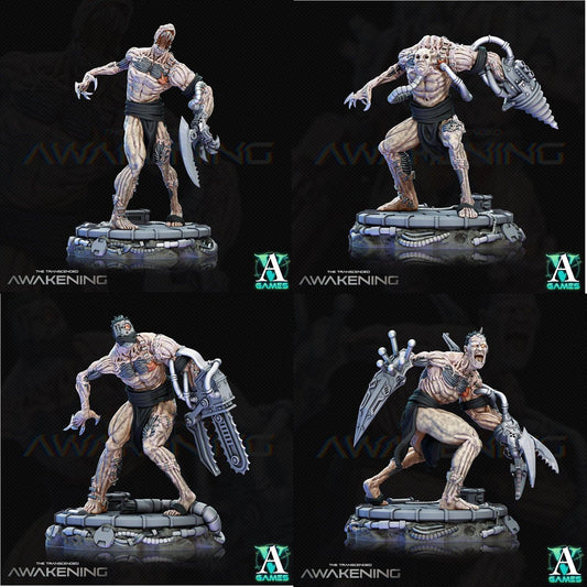 3D Printed Archvillain Games Trancended Leftovers - The Transcended 28 32mm D&D - 3D Printing Boss 
