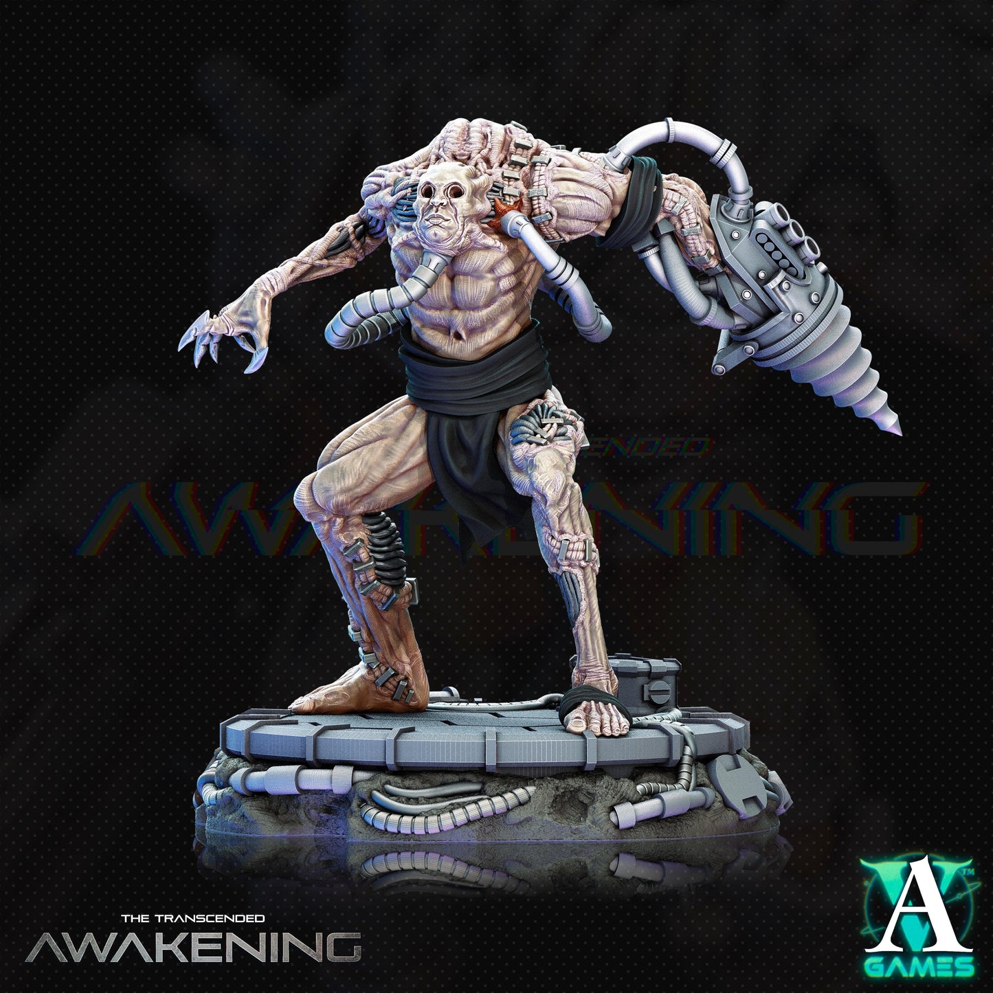 3D Printed Archvillain Games Trancended Leftovers - The Transcended 28 32mm D&D - 3D Printing Boss 