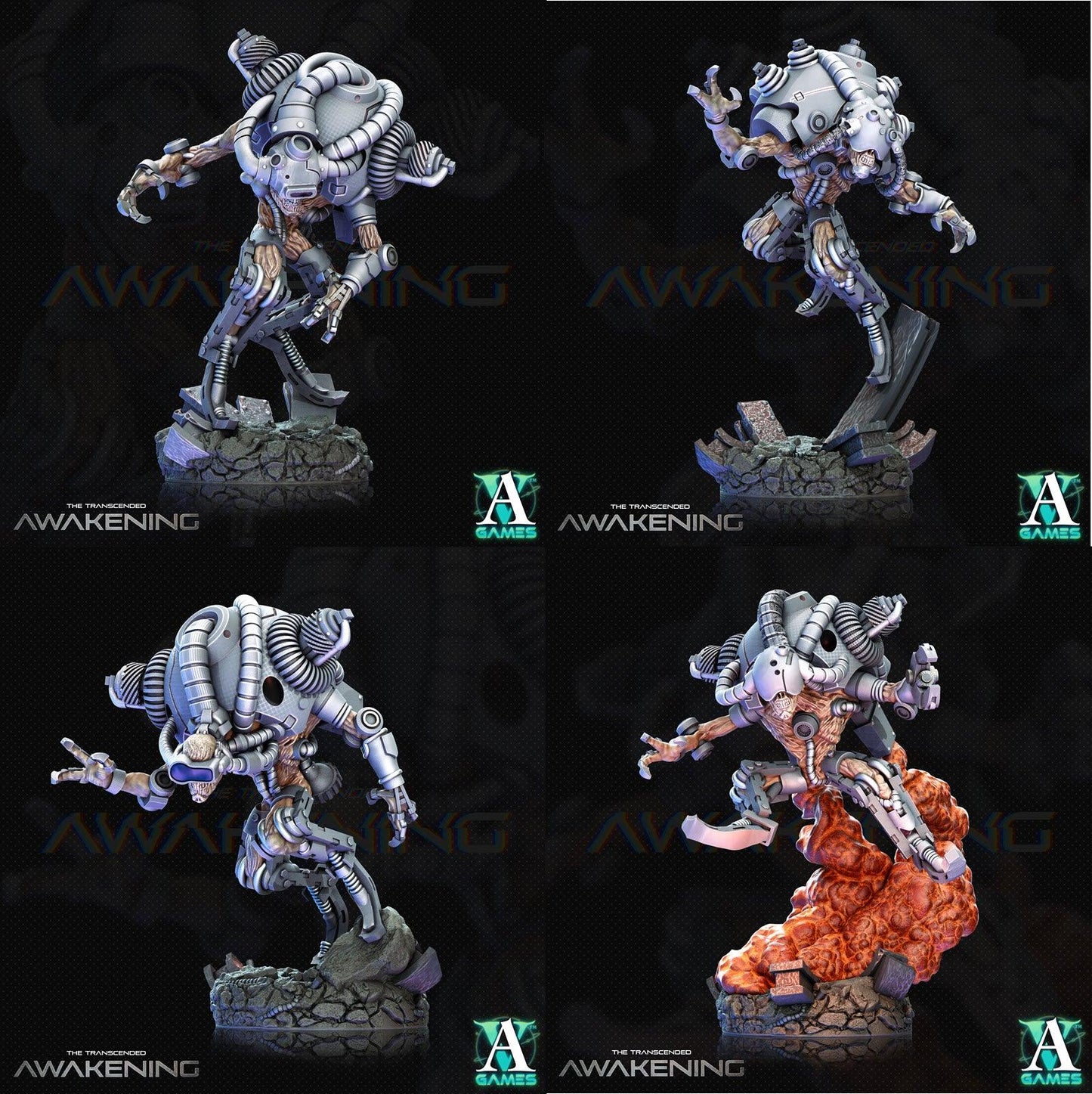 3D Printed Archvillain Games Trancended Meltabags - The Transcended 28 32mm D&D - 3D Printing Boss 