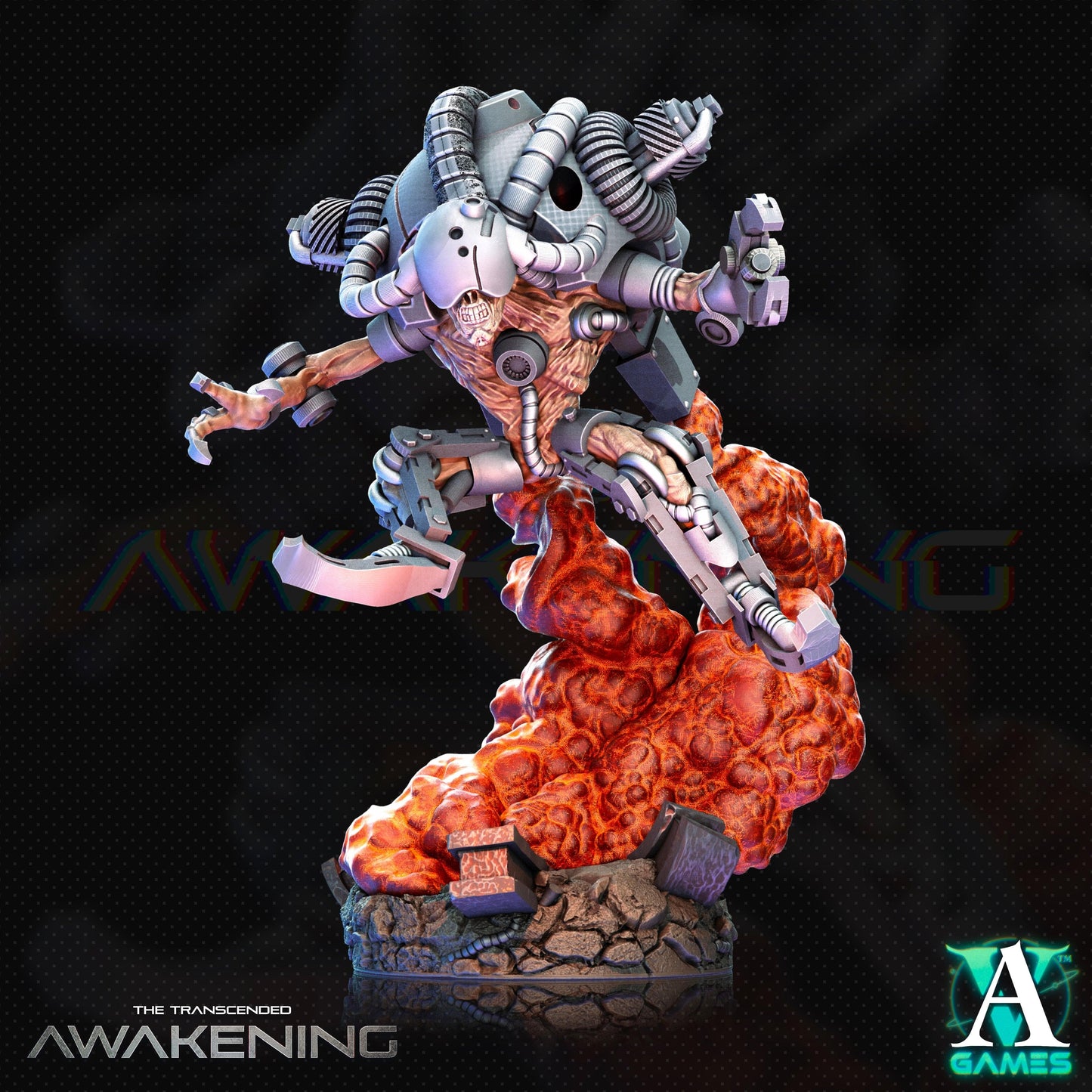 3D Printed Archvillain Games Trancended Meltabags - The Transcended 28 32mm D&D - 3D Printing Boss 