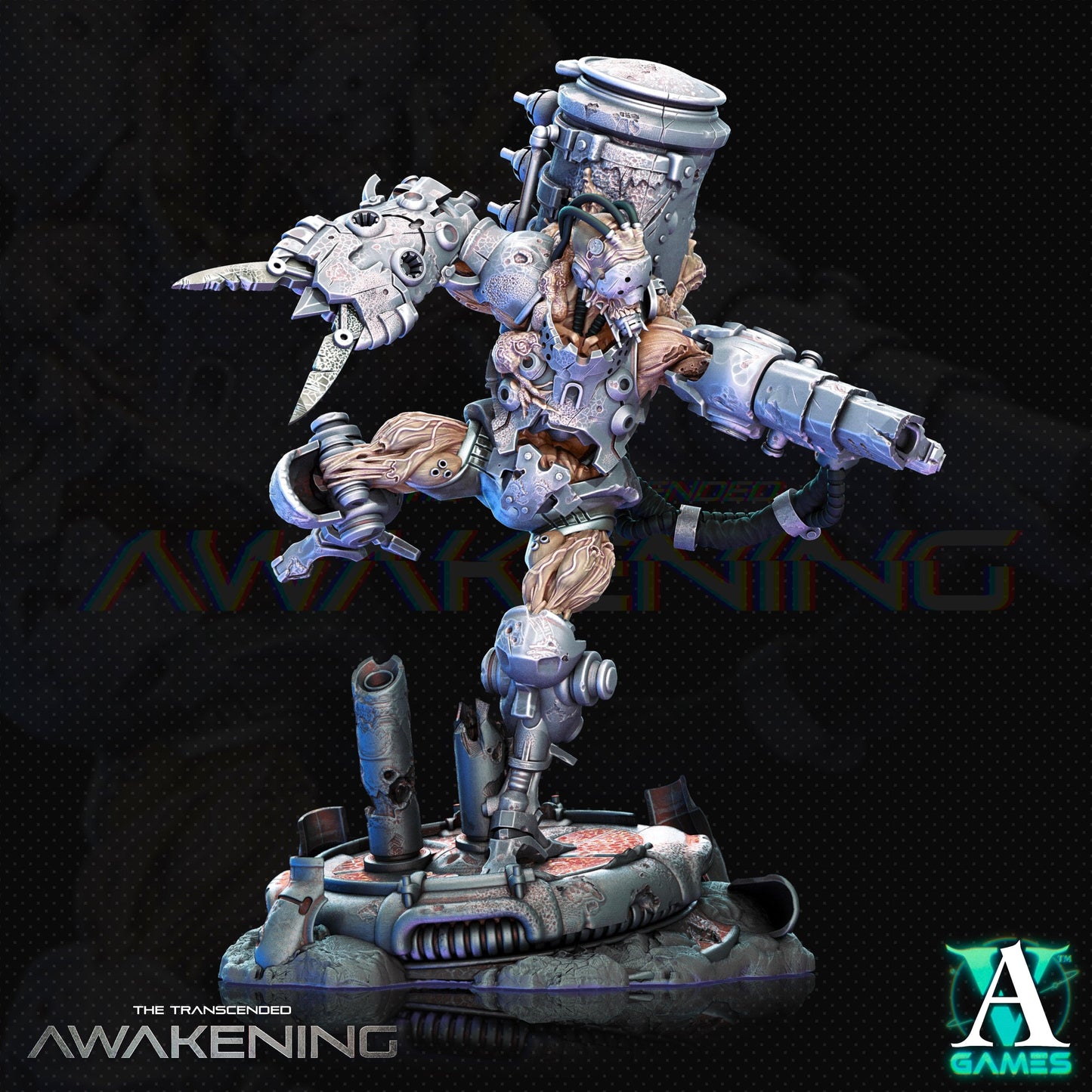 3D Printed Archvillain Games Trancended Reservoirs - The Transcended 28 32mm D&D - 3D Printing Boss 