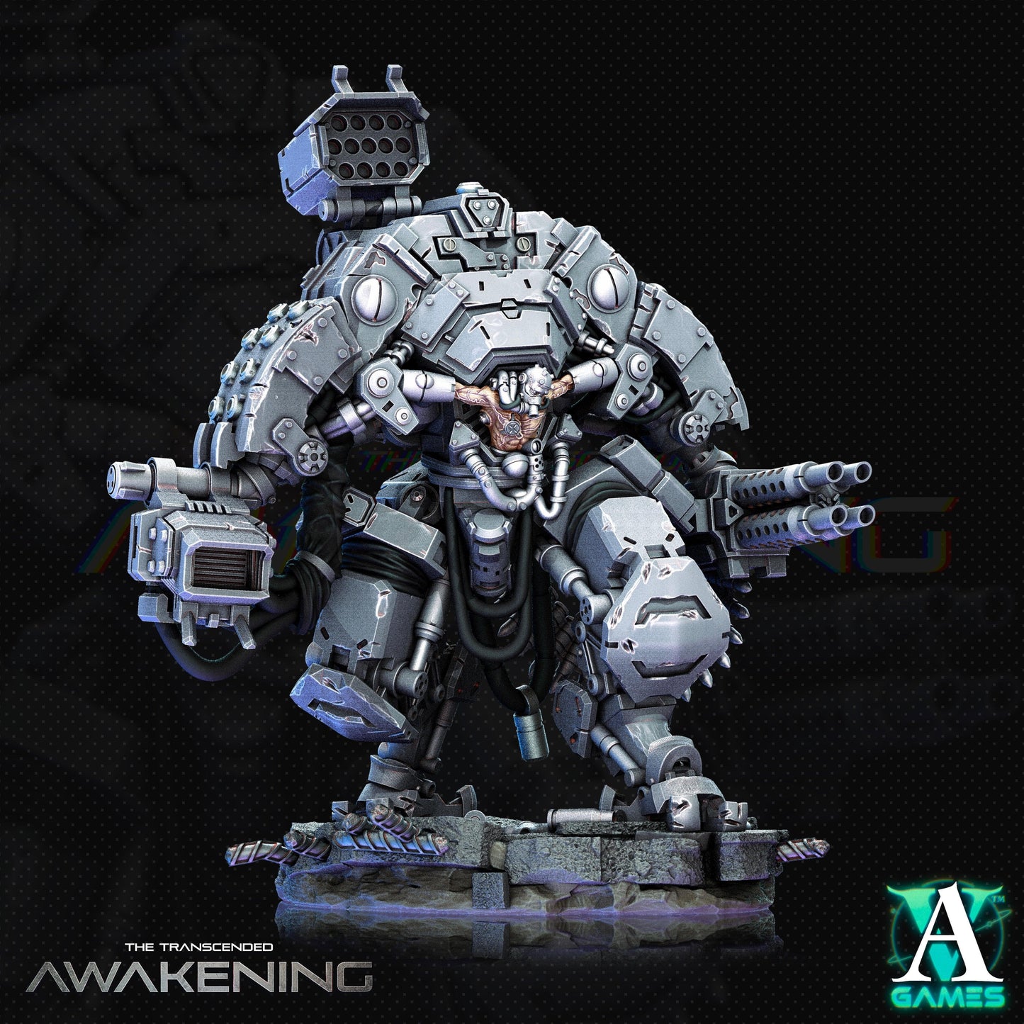 3D Printed Archvillain Games Trancended Vastators - The Transcended 28 32mm D&D - 3D Printing Boss 