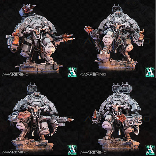 3D Printed Archvillain Games Trancended Vastators - The Transcended 28 32mm D&D - 3D Printing Boss 