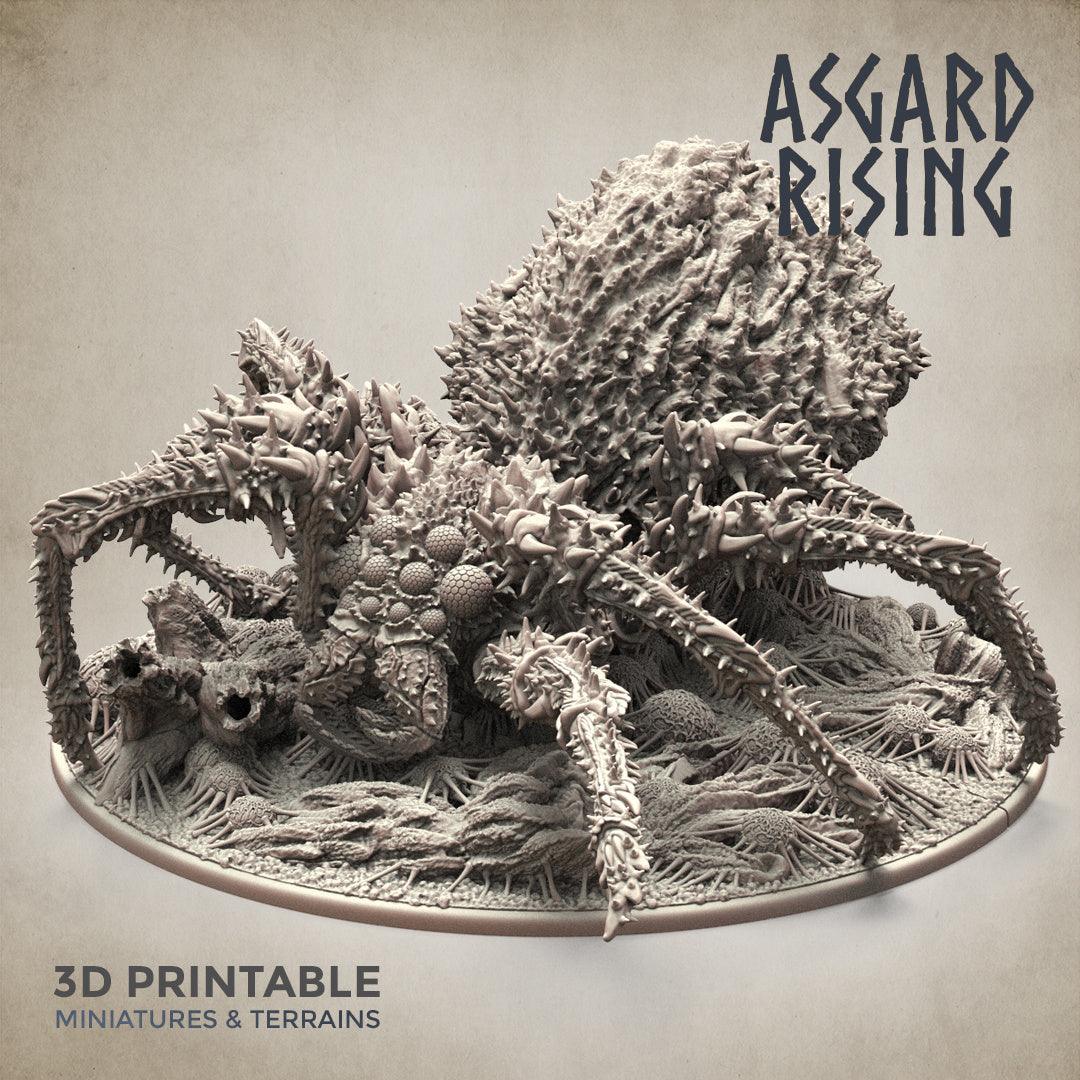 3D Printed Asgard Rising Ancient Spider Queen Gargantuan Model 32mm D&D - 3D Printing Boss 
