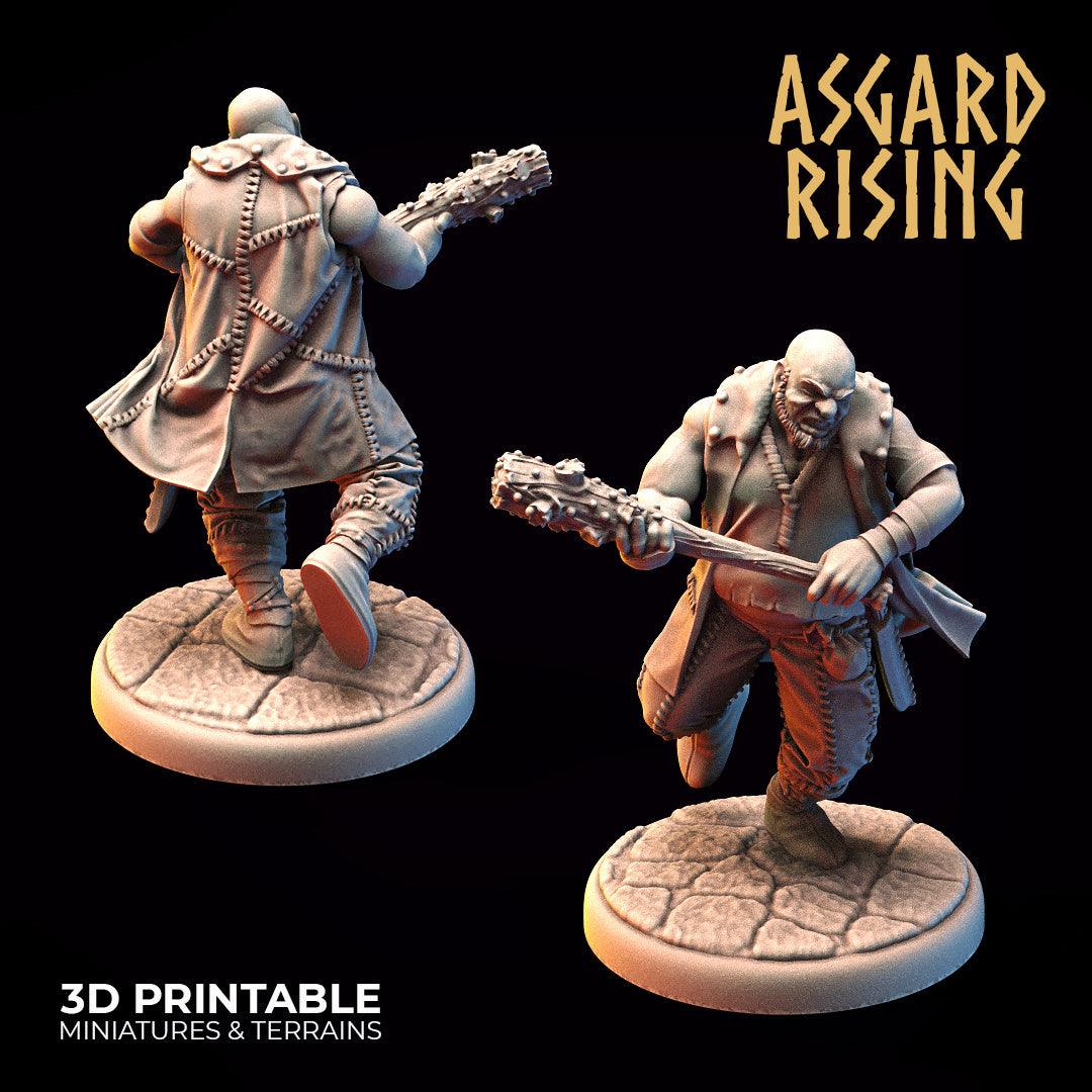 3D Printed Asgard Rising Bandit Outcast Modular Warband 28mm - 32mm Ragnarok D&D - 3D Printing Boss 