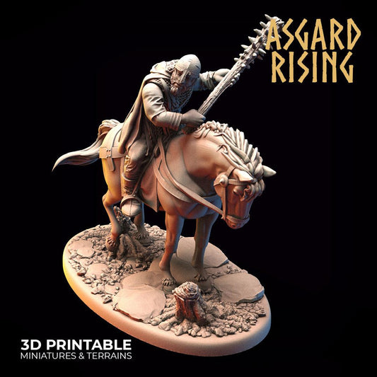 3D Printed Asgard Rising Bandit Riders Deserters Modular Warband 28mm - 32mm - 3D Printing Boss 