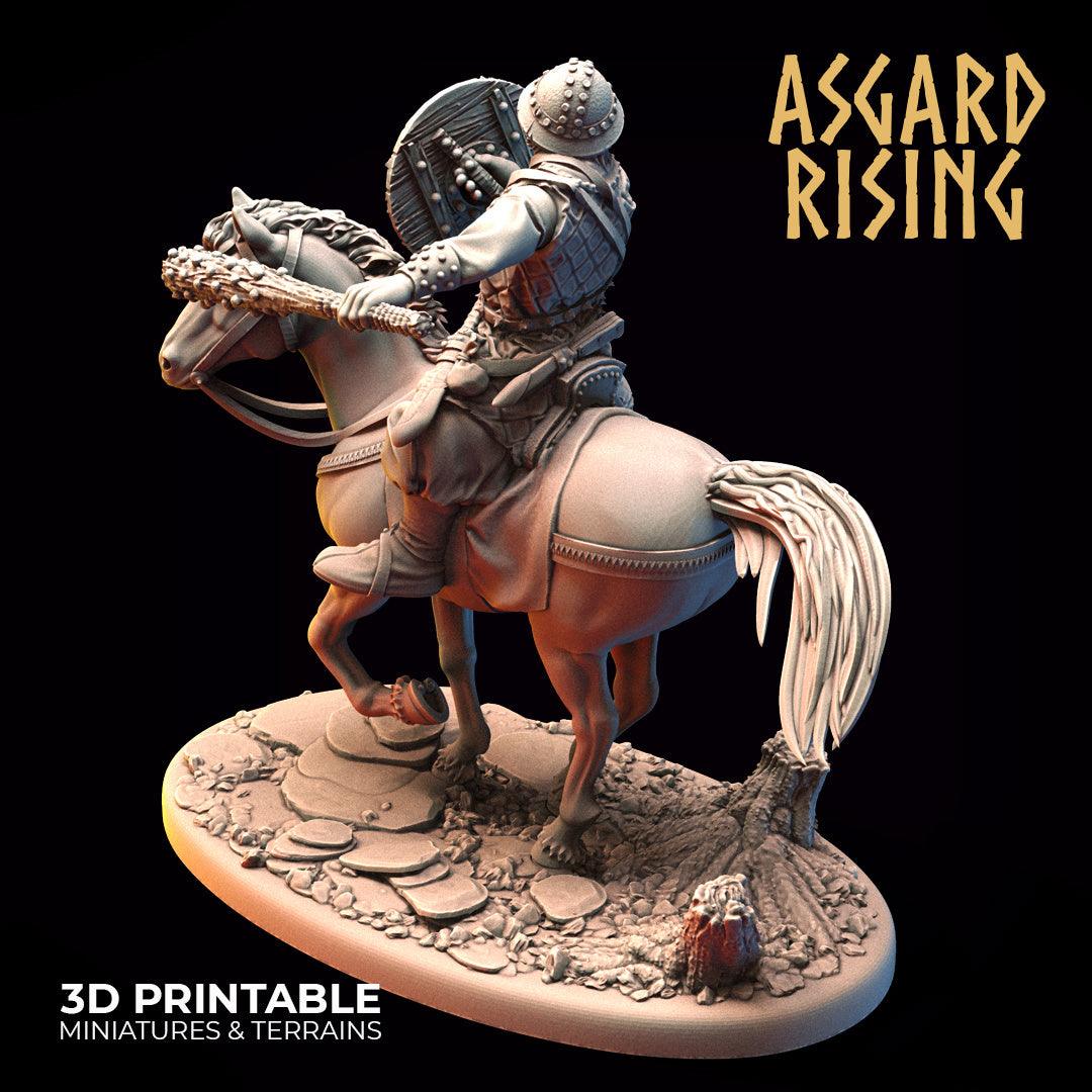 3D Printed Asgard Rising Bandit Riders Deserters Modular Warband 28mm - 32mm - 3D Printing Boss 