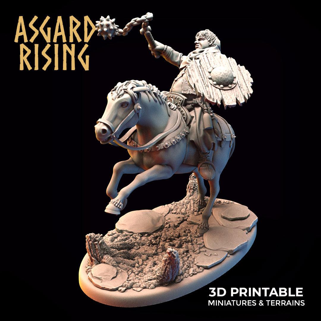 3D Printed Asgard Rising Bandit Riders Deserters Modular Warband 28mm - 32mm - 3D Printing Boss 