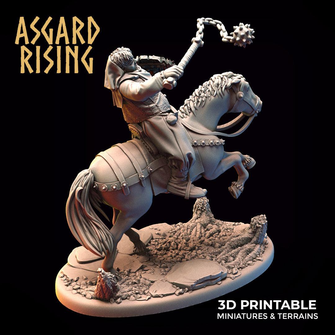 3D Printed Asgard Rising Bandit Riders Deserters Modular Warband 28mm - 32mm - 3D Printing Boss 