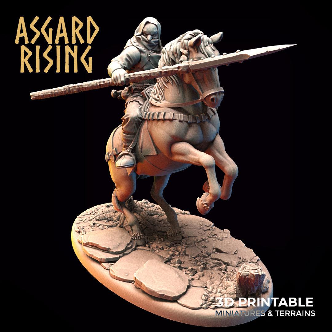3D Printed Asgard Rising Bandit Riders Deserters Modular Warband 28mm - 32mm - 3D Printing Boss 