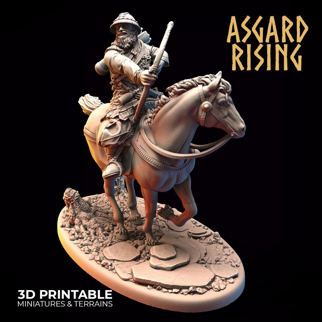 3D Printed Asgard Rising Bandit Riders Deserters Modular Warband 28mm - 32mm - 3D Printing Boss 