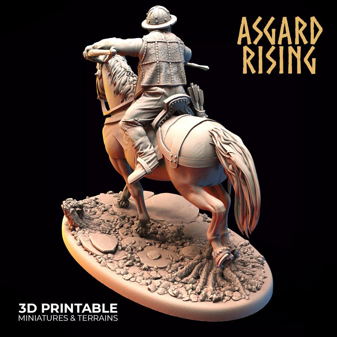 3D Printed Asgard Rising Bandit Riders Deserters Modular Warband 28mm - 32mm - 3D Printing Boss 