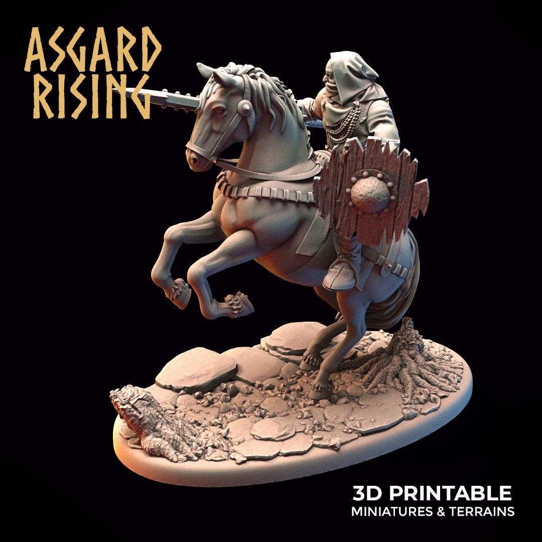 3D Printed Asgard Rising Bandit Riders Rogues Modular Warband 28mm - 32mm - 3D Printing Boss 