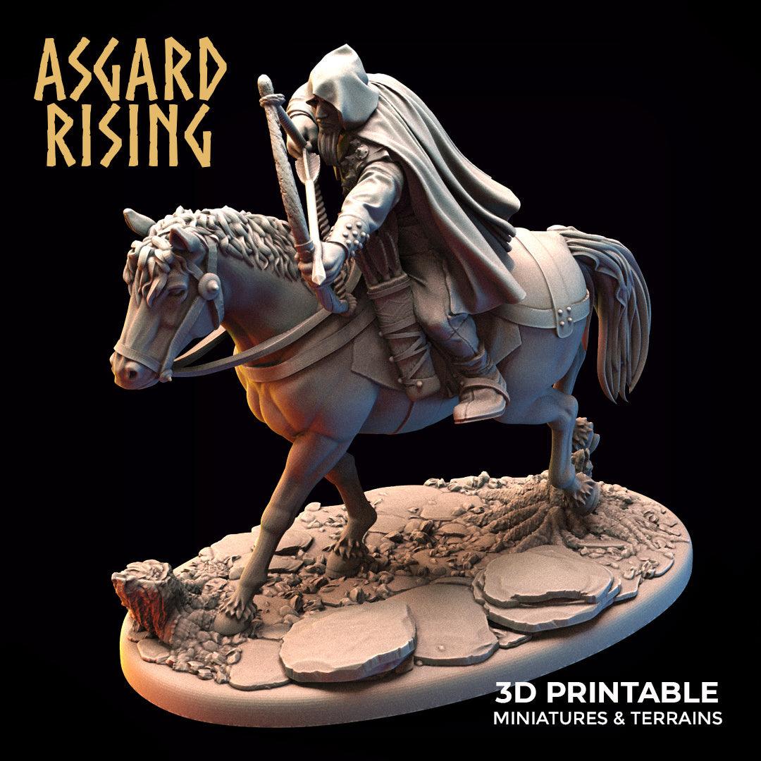 3D Printed Asgard Rising Bandit Riders Rogues Modular Warband 28mm - 32mm - 3D Printing Boss 
