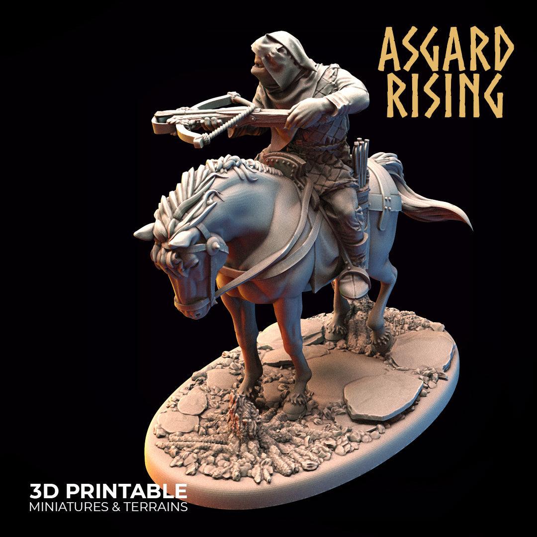 3D Printed Asgard Rising Bandit Riders Rogues Modular Warband 28mm - 32mm - 3D Printing Boss 