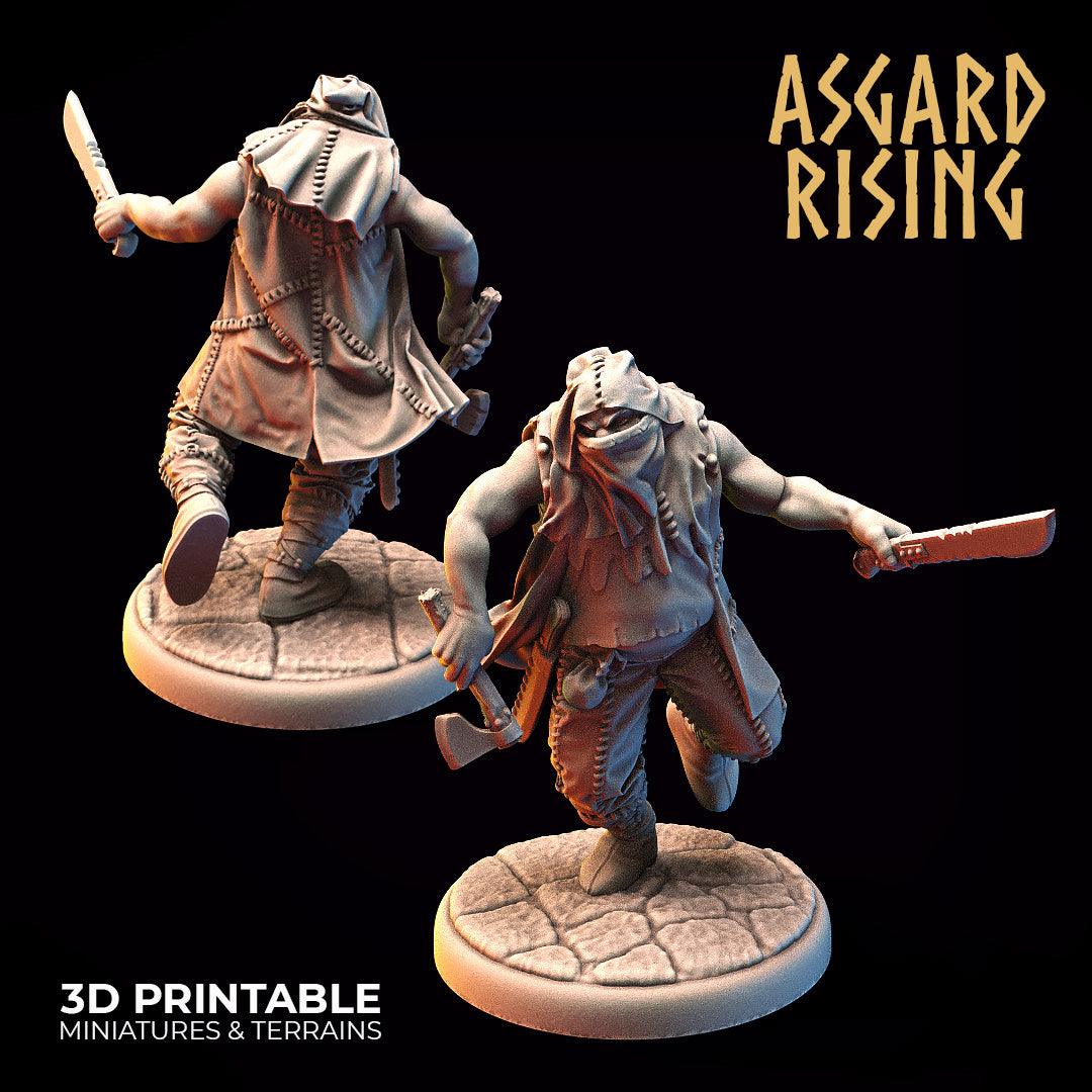 3D Printed Asgard Rising Bandit Rogues Modular Warband 28mm - 32mm Ragnarok D&D - 3D Printing Boss 