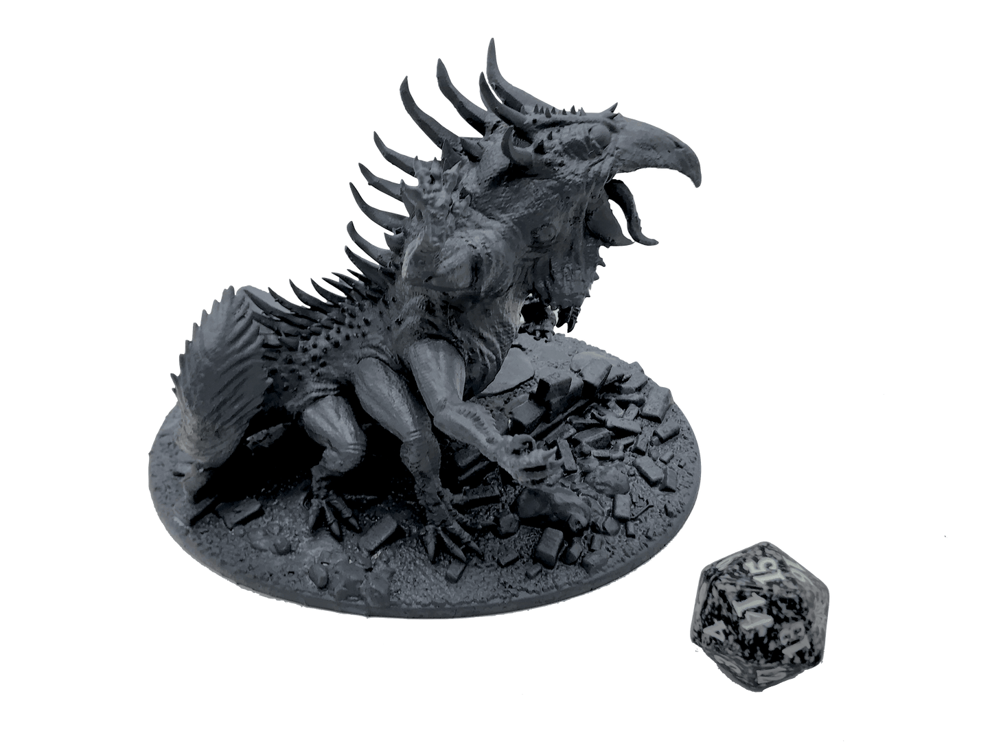 3D Printed Asgard Rising Basilisk #2 King of Serpents - 32mm D&D - 3D Printing Boss 