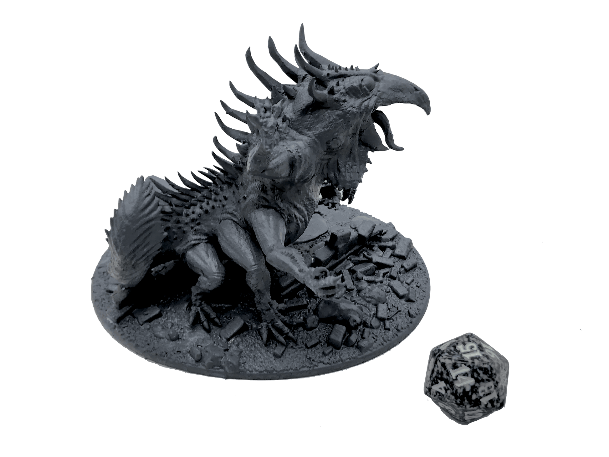 3D Printed Asgard Rising Basilisk #2 King of Serpents - 32mm D&D - 3D Printing Boss 
