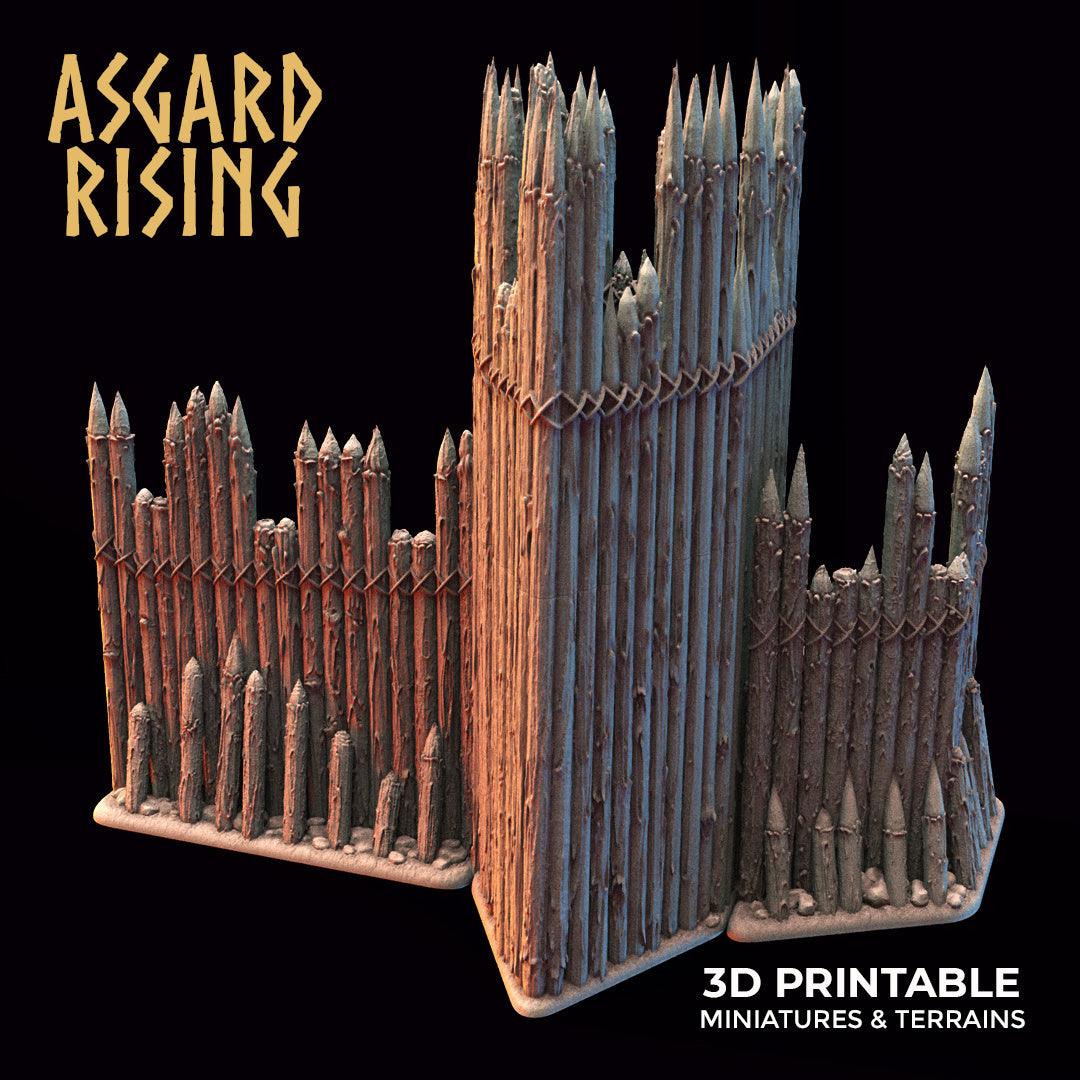 3D Printed Asgard Rising Defense Tower 28mm - 32mm Ragnarok D&D - 3D Printing Boss 