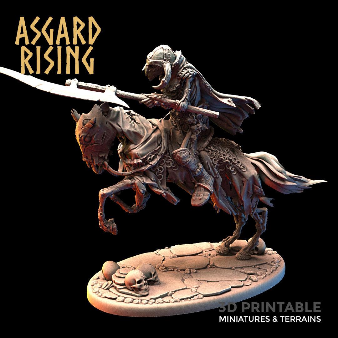 3D Printed Asgard Rising Draugr - Undead Skeleton Fallen Knights Set 28mm - 32mm - 3D Printing Boss 