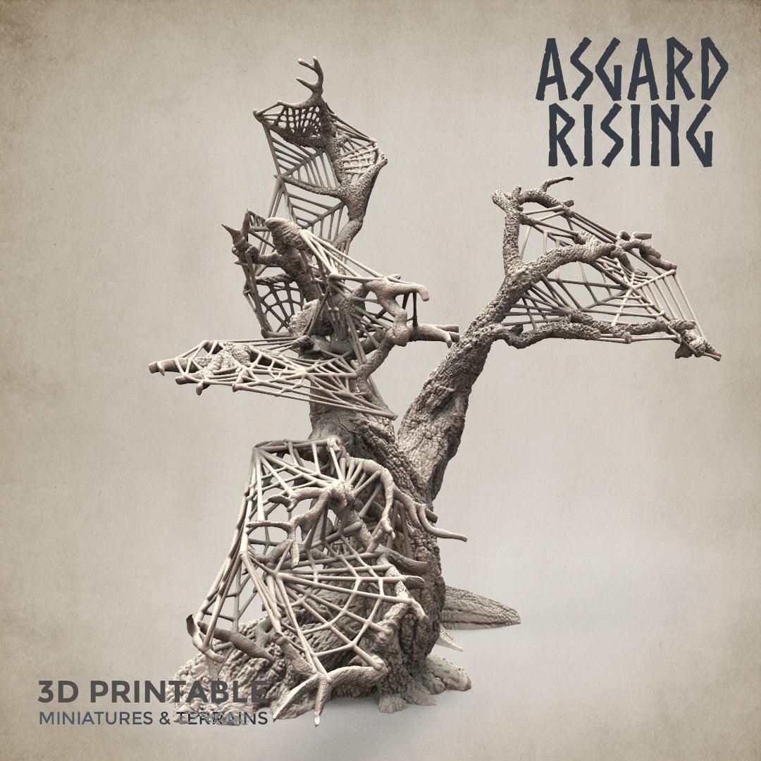 3D Printed Asgard Rising Dry Spider Forest Modular Set 32mm Ragnarok D&D - 3D Printing Boss 