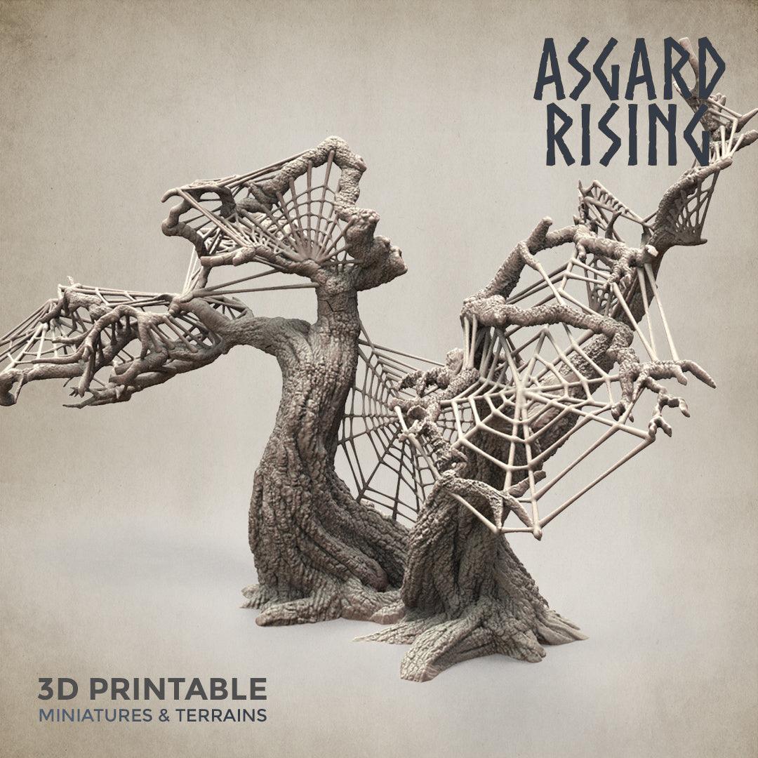 3D Printed Asgard Rising Dry Spider Forest Modular Set 32mm Ragnarok D&D - 3D Printing Boss 