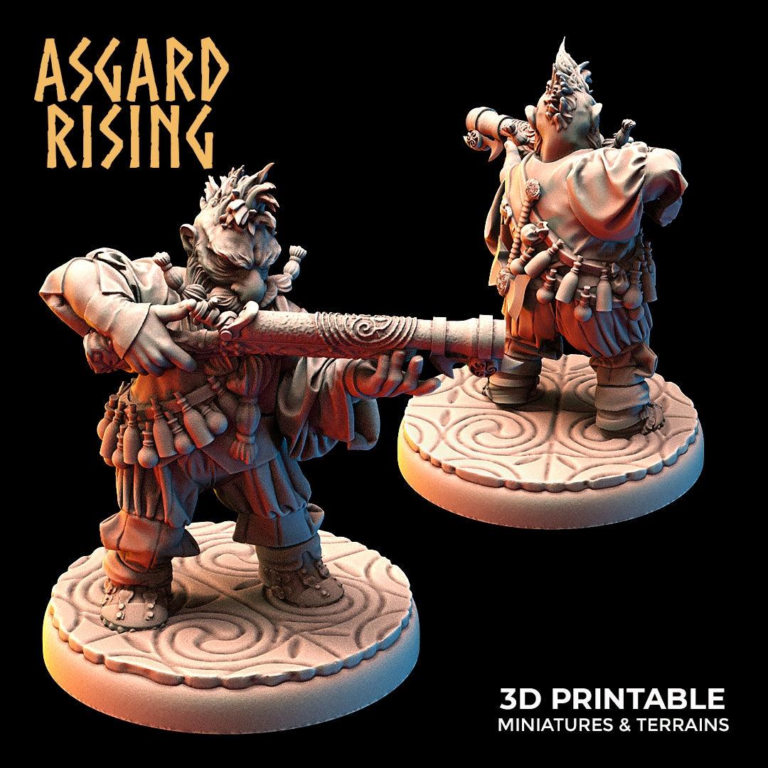 3D Printed Asgard Rising Dwarves Ranged Weapons Set 28mm - 32mm - 3D Printing Boss 