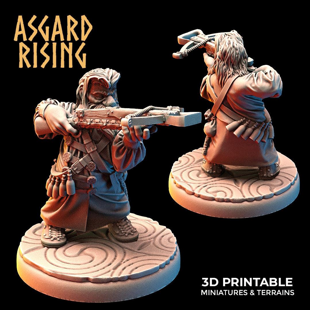 3D Printed Asgard Rising Dwarves Ranged Weapons Set 28mm - 32mm - 3D Printing Boss 