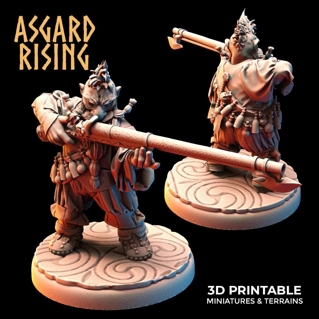 3D Printed Asgard Rising Dwarves Ranged Weapons Set 28mm - 32mm - 3D Printing Boss 