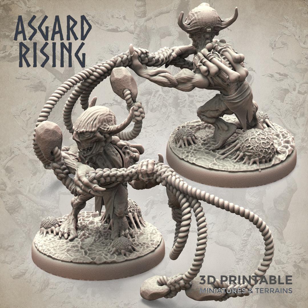 3D Printed Asgard Rising Forest Goblins Melee Set 28mm - 32mm Ragnarok D&D - 3D Printing Boss 