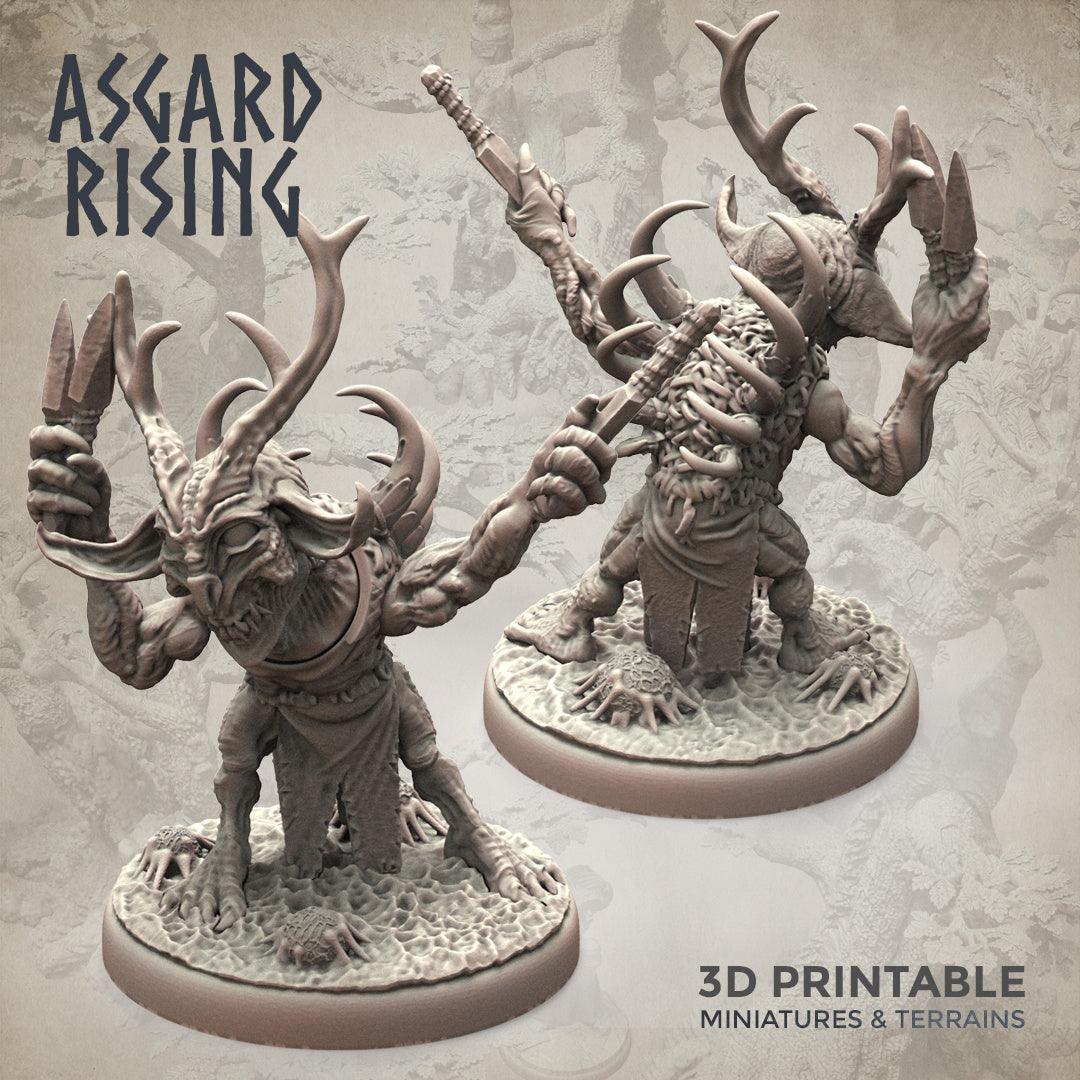 3D Printed Asgard Rising Forest Goblins Ranged Set 28mm - 32mm Ragnarok D&D - 3D Printing Boss 