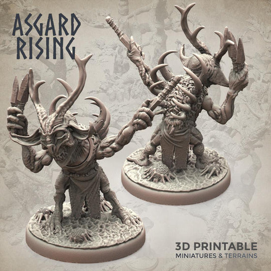 3D Printed Asgard Rising Forest Goblins Ranged Set 28mm - 32mm Ragnarok D&D - 3D Printing Boss 