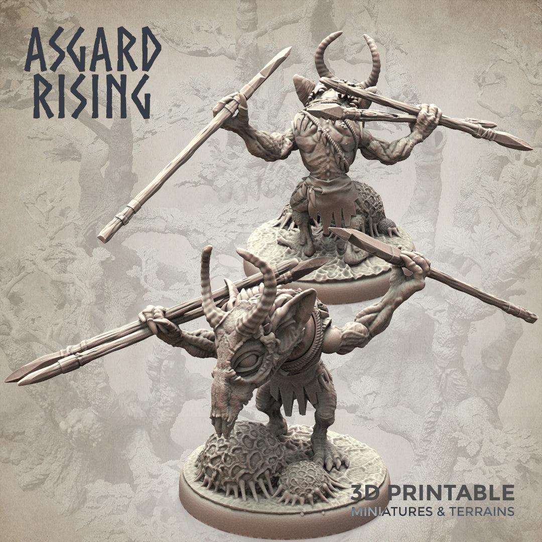 3D Printed Asgard Rising Forest Goblins Ranged Set 28mm - 32mm Ragnarok D&D - 3D Printing Boss 