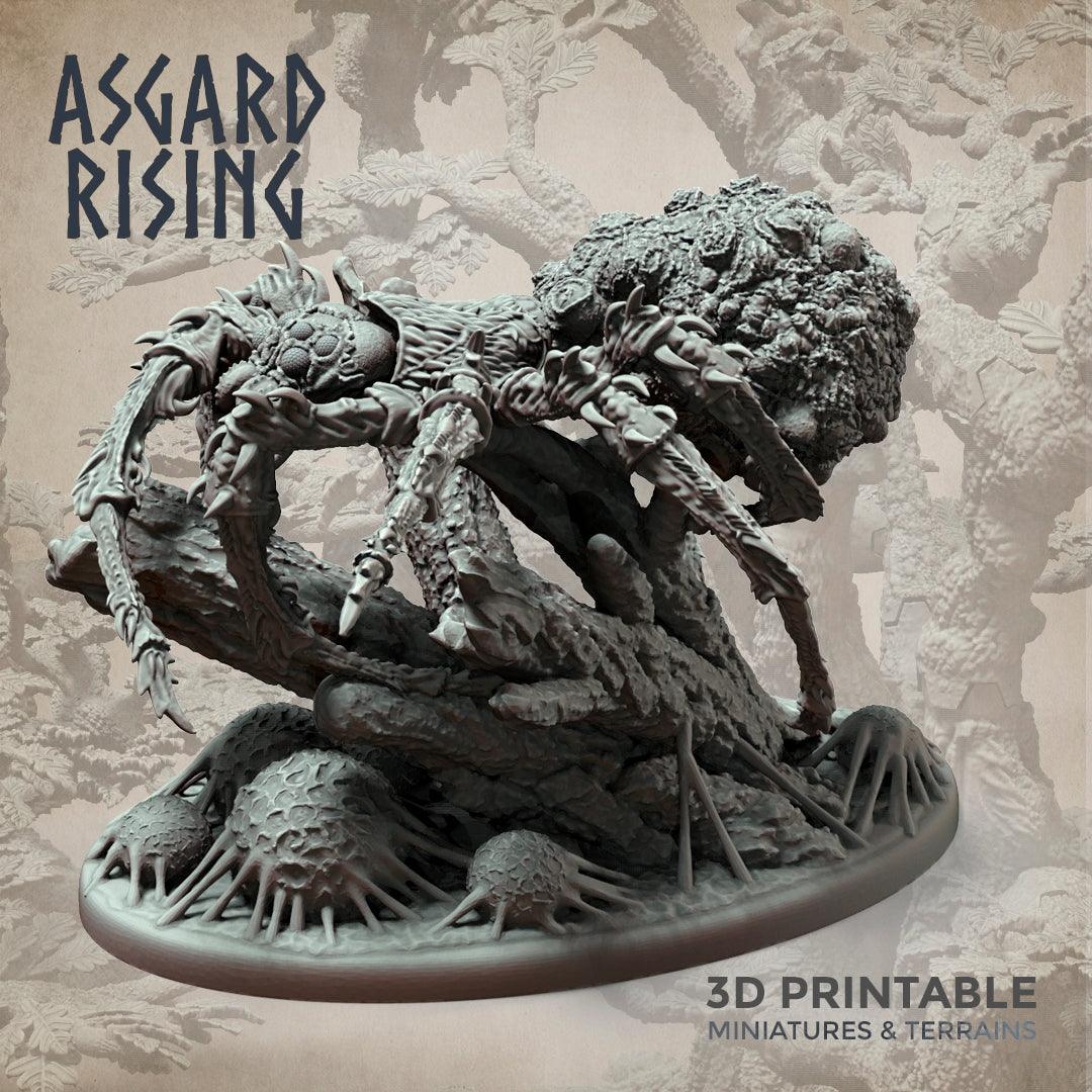 3D Printed Asgard Rising Forest Spiders Set 28mm 32mm Ragnarok D&D - 3D Printing Boss 