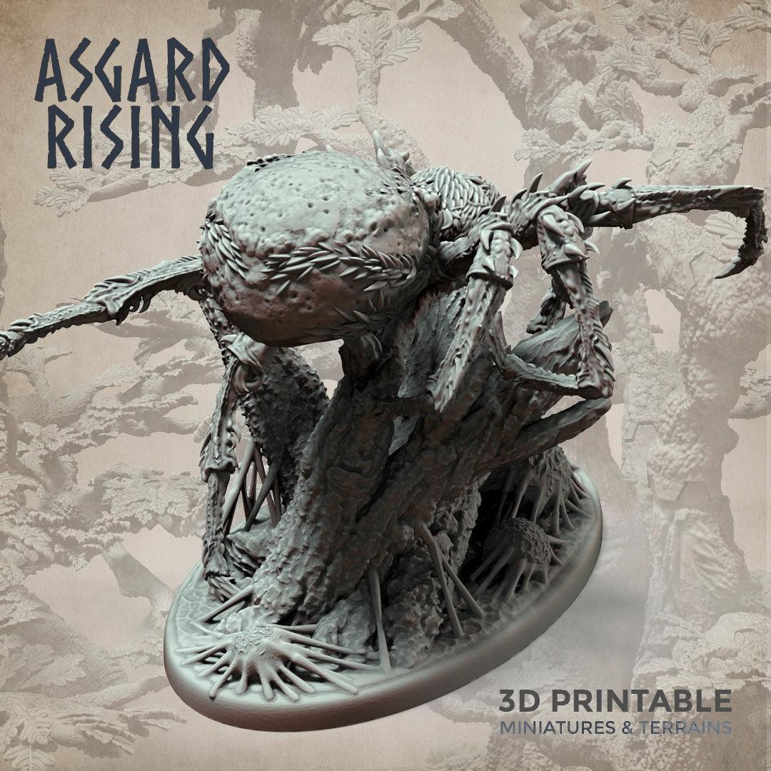 3D Printed Asgard Rising Forest Spiders Set 28mm 32mm Ragnarok D&D - 3D Printing Boss 