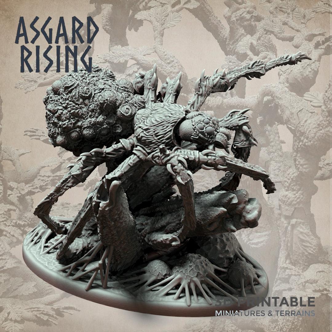 3D Printed Asgard Rising Forest Spiders Set 28mm 32mm Ragnarok D&D - 3D Printing Boss 