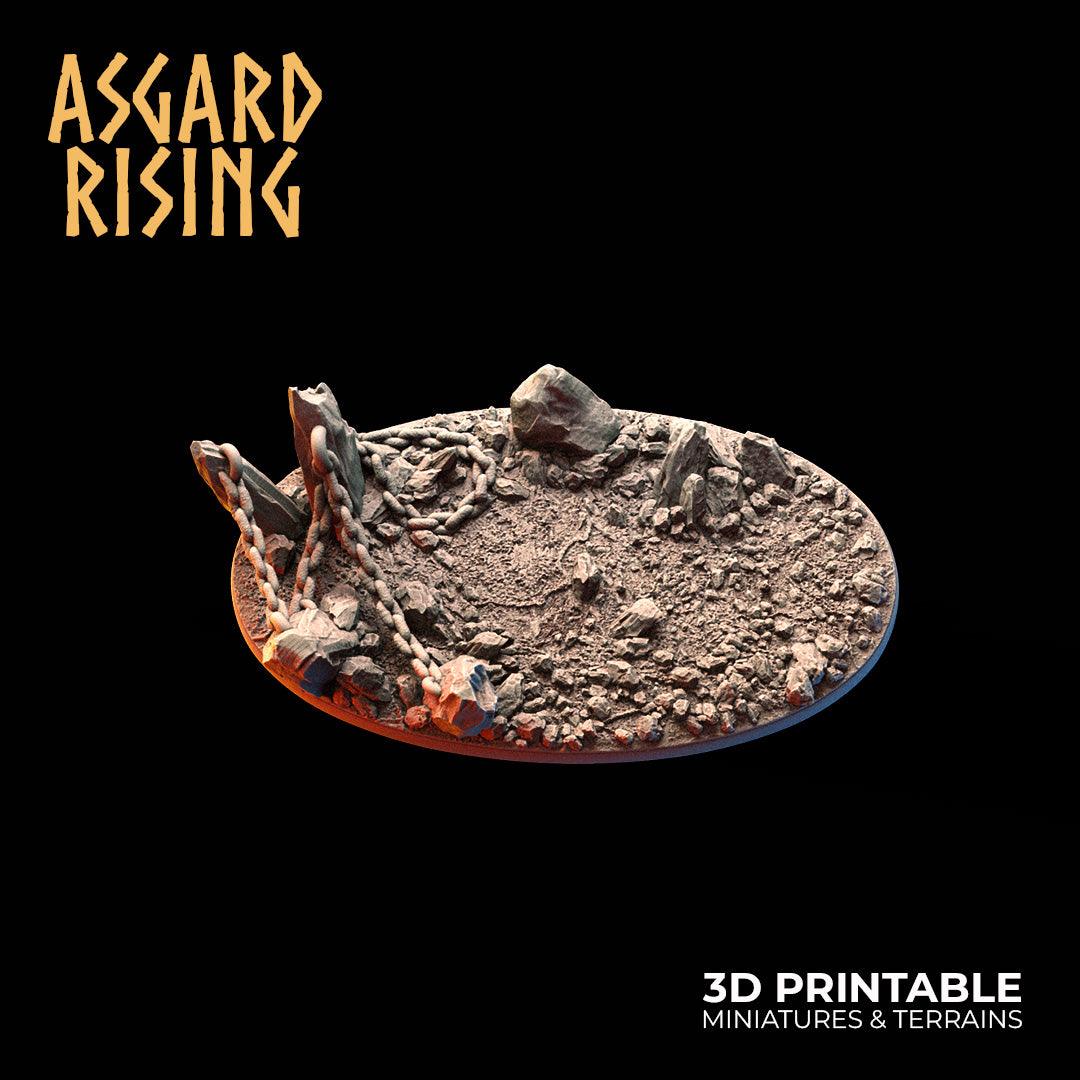 3D Printed Asgard Rising Frost Giant 28mm 32mm D&D - 3D Printing Boss 