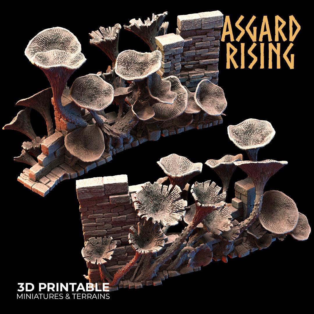 3D Printed Asgard Rising Fungi Ruins 28 32 mm Wargaming DnD - 3D Printing Boss 